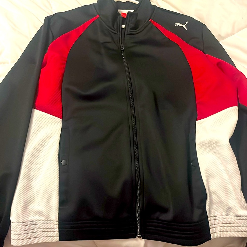 Men’s Puma full zip track jacket size Large